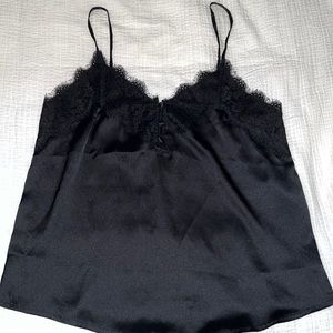 Black lace Abercrombie tank